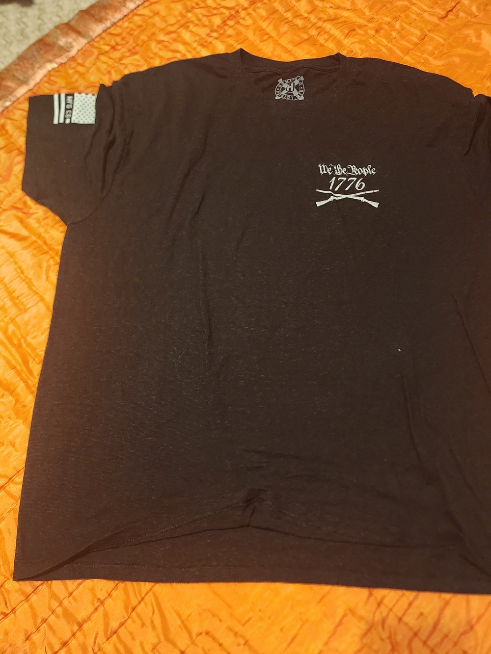 Men's Black Short-Sleeve 'We The People 1776' Graphic Tee Howitzer Mfg Co
